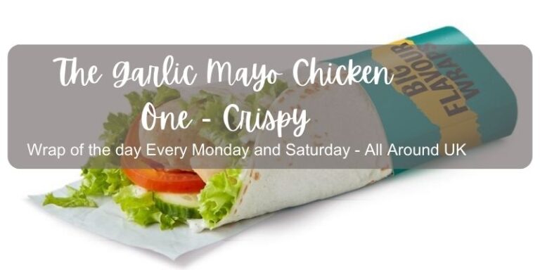 The Garlic Mayo Chicken One – Crispy