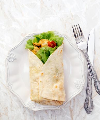 Healthy Lunch Tortilla Wraps